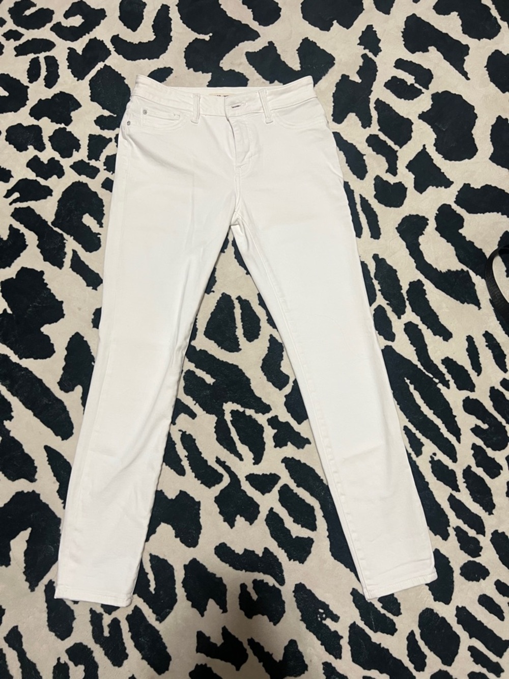 Warp + Weft White Skinny Jeans